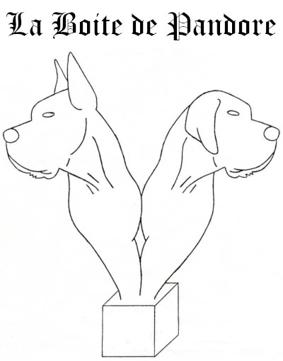 logo de l'lvage de dogue allemand de la Boite de Pandore