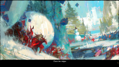 artwork Guild Wars 2, chaos des neiges