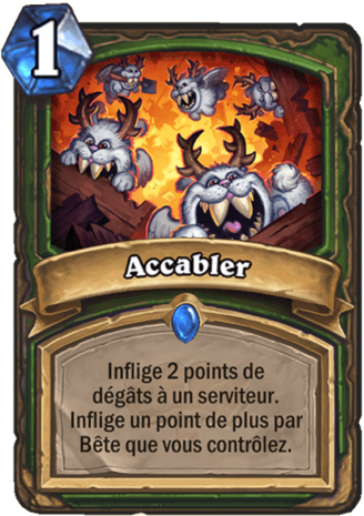 hearthstone, carte Accabler