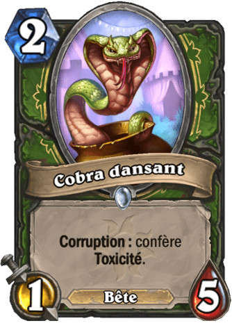 hearthstone, carte Cobra dansant