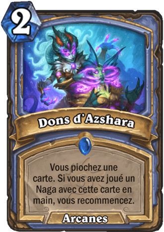 hearthstone, carte Dons d'Azshara