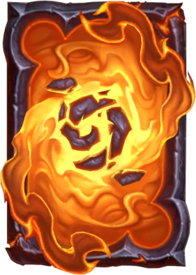 Hearthstone, heroes of Warcraft : dos de carte - Seigneur du feu