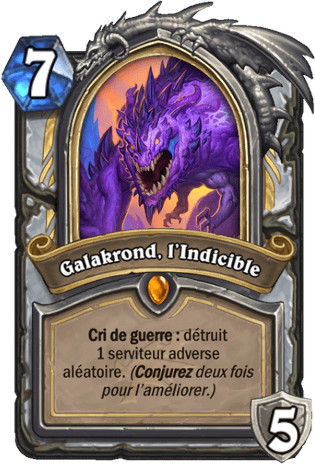 hearthstone, carte - Galakrond, l'Indicible
