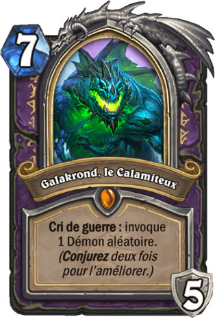 hearthstone, carte - Galakrond, le Calamiteux