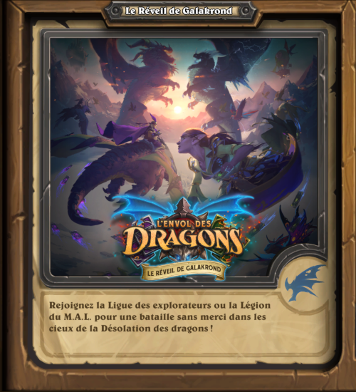 hearthstone, heroes of Warcraft : L'envol des dragons - Le rveil de Galakrond