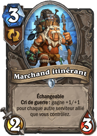 hearthstone, carte - Marchand itinrant