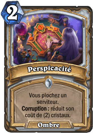 hearthstone, carte Perspicacit