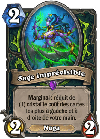 hearthstone, carte Sage imprvisible
