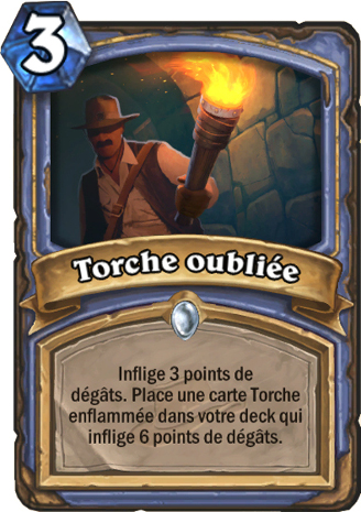 hearthstone, carte torche oublie